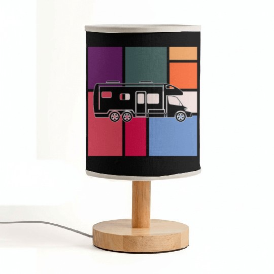 Vintage Camper – Retro Road Trip Fabric Lamps