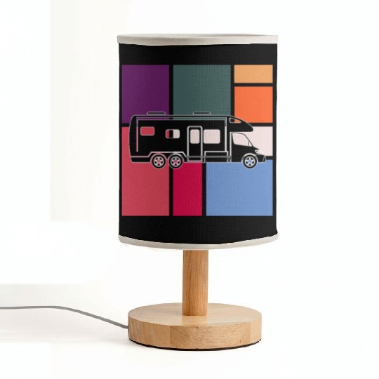 Vintage Camper – Retro Road Trip Fabric Lamps
