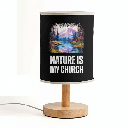 Nature Is My Church Fabric Lamps