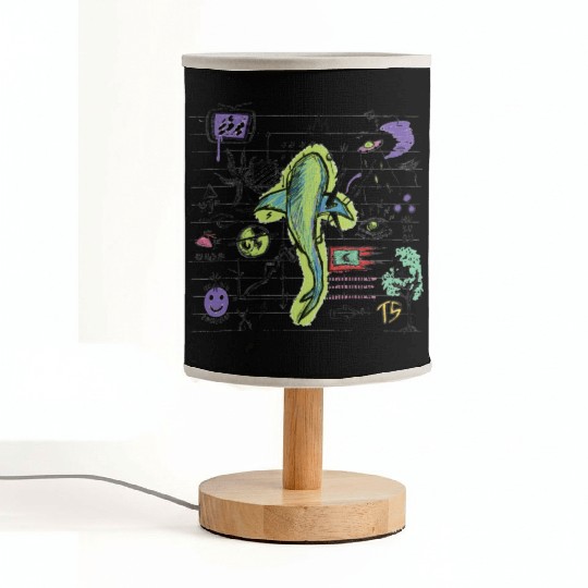 Shark Drawing Fabric Lamps