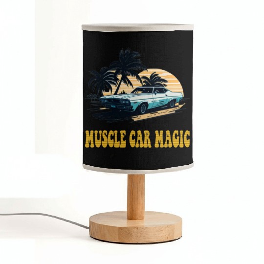 Muscle Car Magic Fabric Lamps