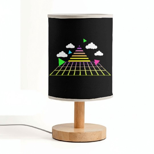 Game 8-bit pixel retro style 90s. Fabric Lamps