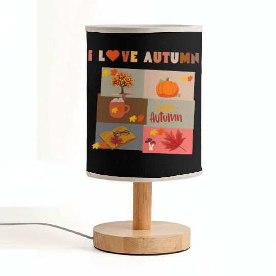 I love Autumn Fabric Lamps