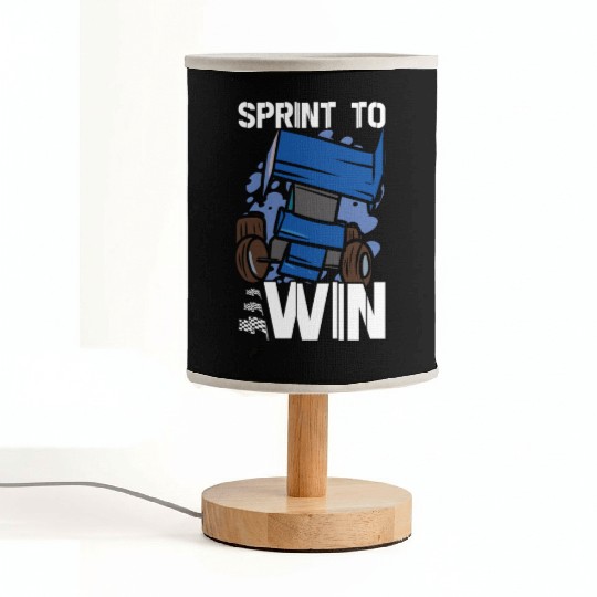 Sprint Car Mom Dirt Track Racing Racing Race Day Fabric Lamps