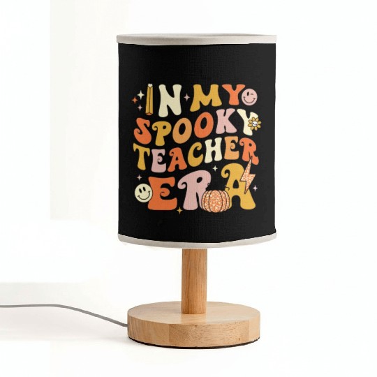 In My Spooky Teacher Era Fabric Lamps