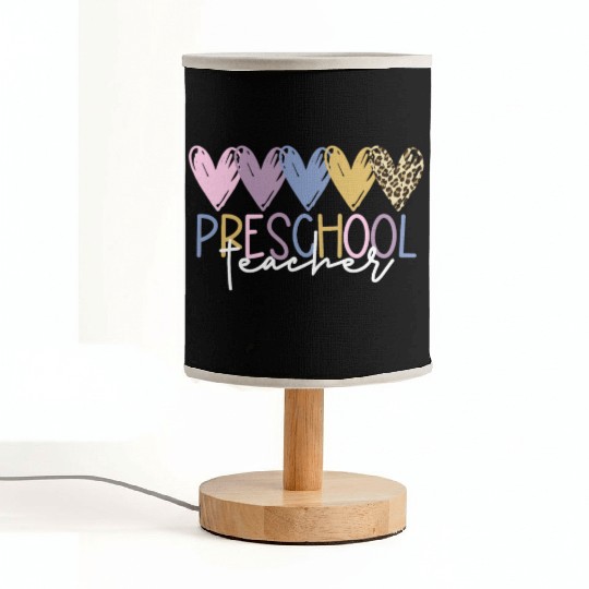 Preschool Teacher Back To School Preschool Teacher Fabric Lamps