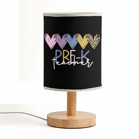 Pre-K Teacher Back To School Pre-K Teacher Fabric Lamps
