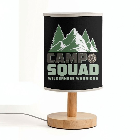 CAMP SQUAD WILDERNESS WARRIORS Fabric Lamps