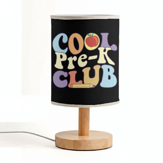 Cool Pre K Club Preschool Teacher Student Back To Fabric Lamps
