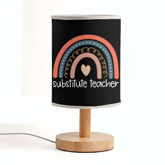 Substitute Teacher Back To School Sub Teacher Fabric Lamps
