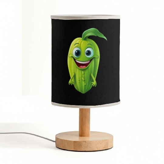Kawaii Veggie Delight: Cucumber, Green Pumpkin & Fabric Lamps