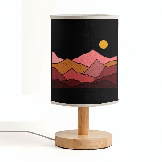 Mountains Nature Adventure Outdoor Fabric Lamps