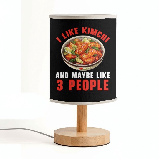 Kimchi Lover Korean Cuisine Spicy Food South Korea Fabric Lamps