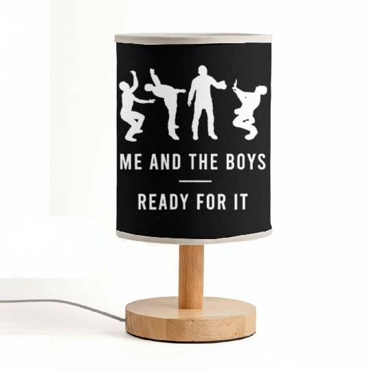 Me And The Boys Ghost Hunting Funny Game Fabric Lamps