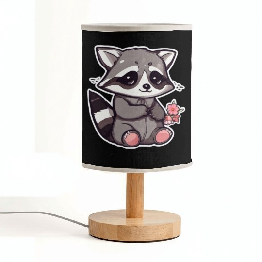 Raccoon cute Sweet Raccoon Fabric Lamps