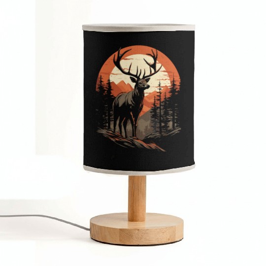 Camouflage Your Passion with a Deer Hunting Fabric Lamps