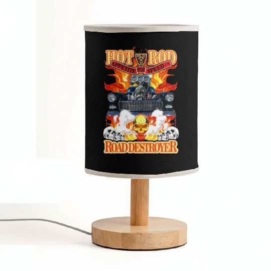 Hot Rod Road destroyer - Appetite for speed Fabric Lamps