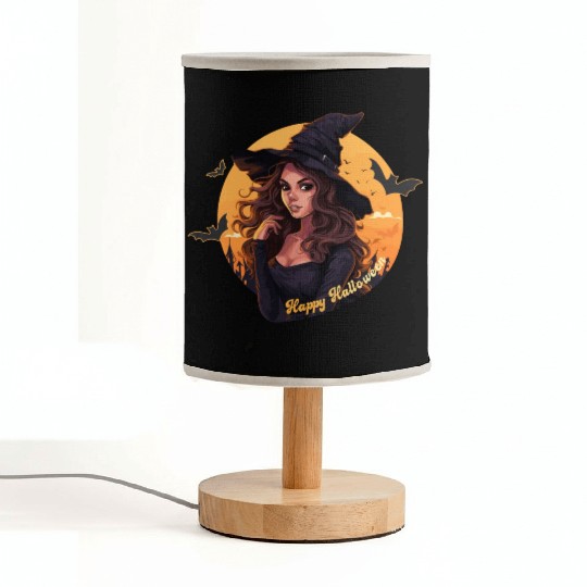 Enchanting Witch - Happy Halloween Fabric Lamps