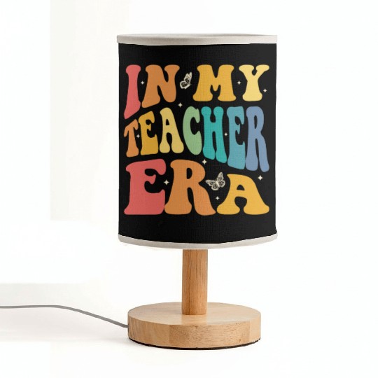Groovy In My Teacher Era, Teachers, Teaching Fabric Lamps