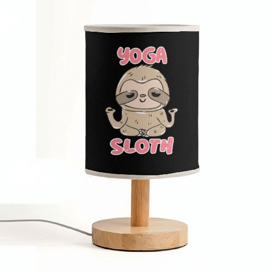 Sloth Yoga Fabric Lamps