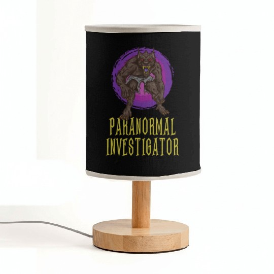 Ghost Hunting Paranormal Investigator Fabric Lamps