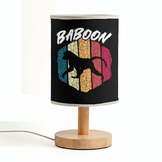 Baboon Monkey Lover Wildlife Animal Zookeeper Fabric Lamps