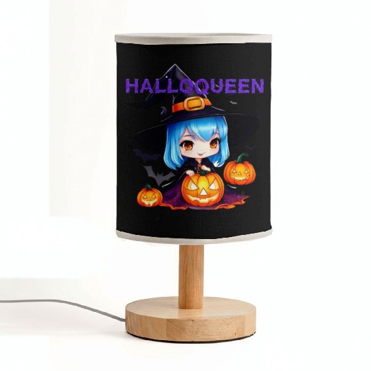 Hallo Light Blue Witch Fabric Lamps