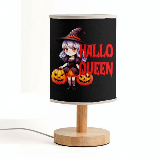 Hallo Queen Red Witch Fabric Lamps