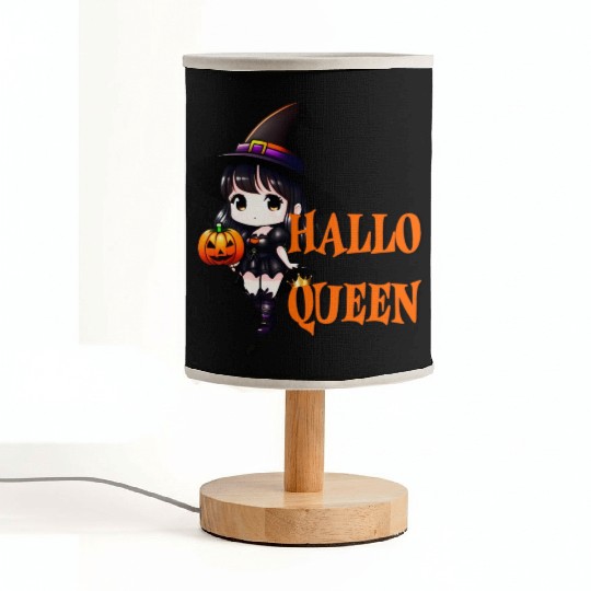 Hallo Queen Witchy little woman Fabric Lamps
