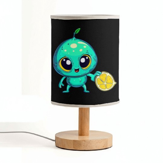 Alien Fruit Magic: Sweet Lemon from Outer Space Fabric Lamps