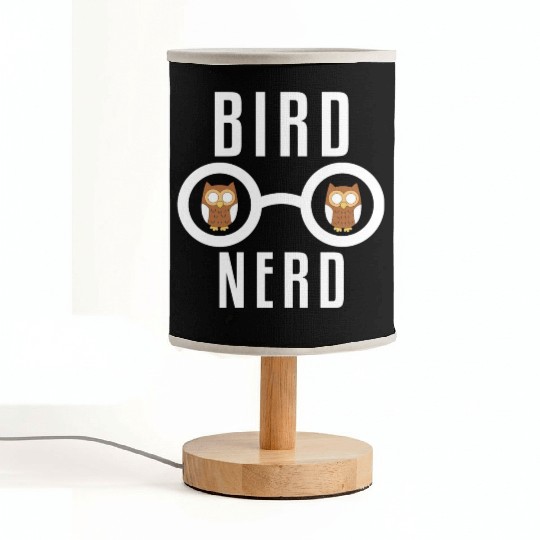 Bird Nerd Fabric Lamps