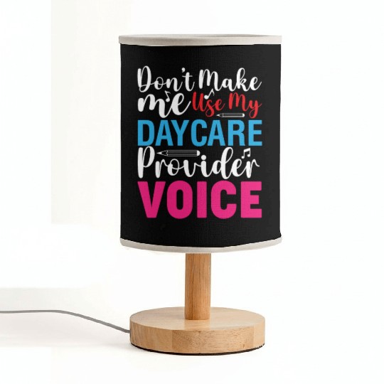 Daycare Provider Childcare Pre-k Teacher Appreciat Fabric Lamps