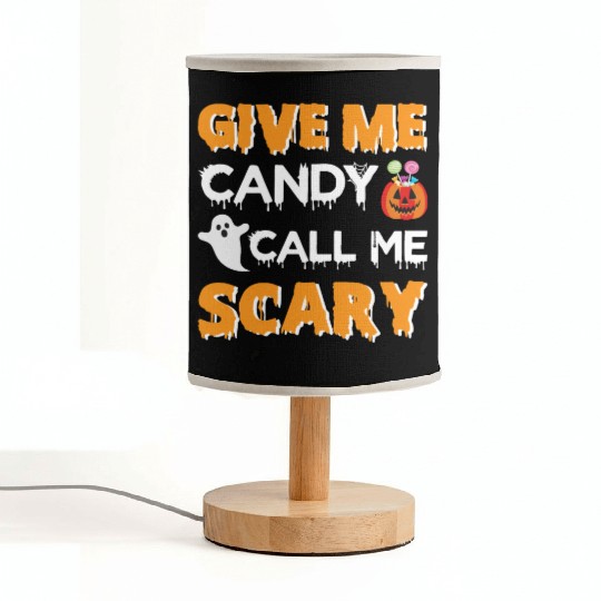 Give Me Candy Call Me Scary Fabric Lamps