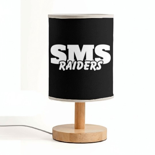 SMS Raider spirit wear and game day wear Fabric Lamps