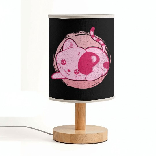 Cat lover pet gift kawaii cat Fabric Lamps