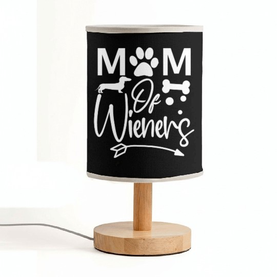 Dog Lover Gift Mom Of Wieners Dachshunds Fabric Lamps