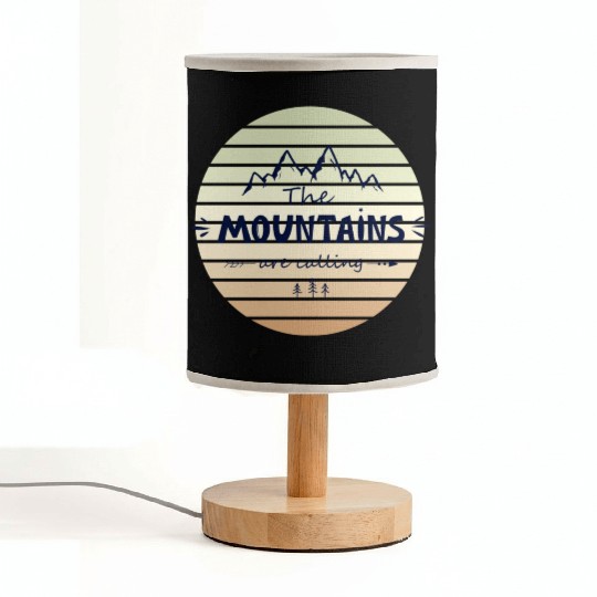Mountains | Hiking | Nature | Adventure Fabric Lamps