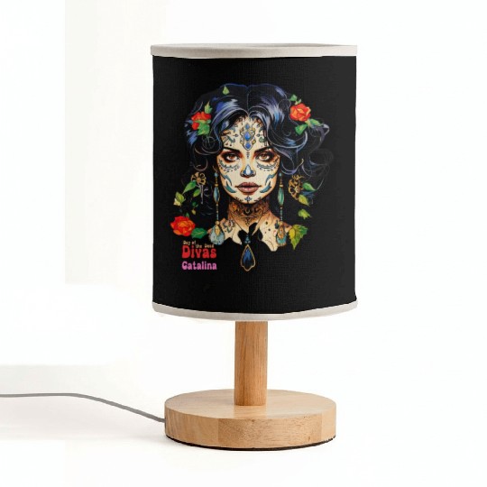 Day of the Dead Divas - Catalina Fabric Lamps