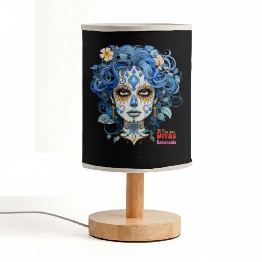 Day of the Dead Divas - Esmeralda Fabric Lamps