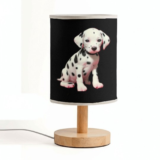 Dalmatian puppy Fabric Lamps