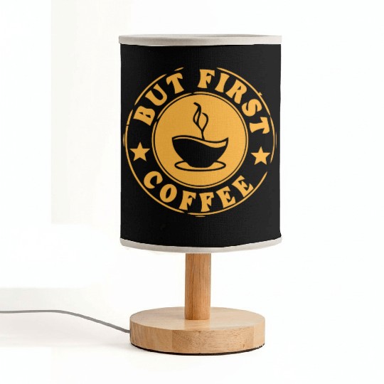 but first coffee tshi Fabric Lamps