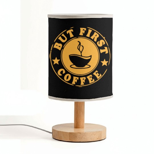 but first coffee tshi Fabric Lamps