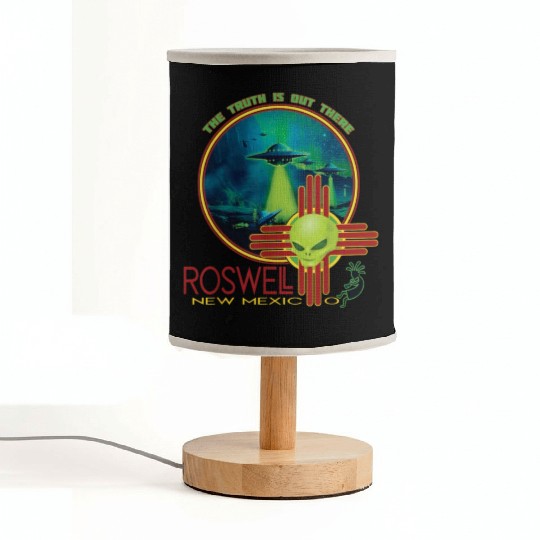 Roswell Aviation New Mexico Alien UFO Fabric Lamps