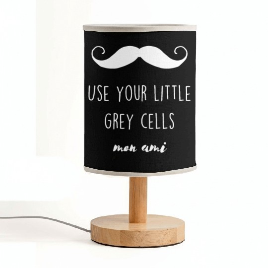 USE YOUR LITTLE GREY CELLSdirty swinegood lordcome Fabric Lamps
