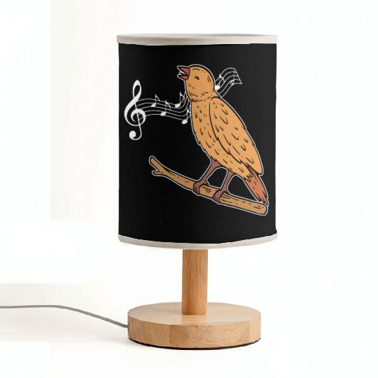 Singing Bird Recording Artist Gift Fabric Lamps