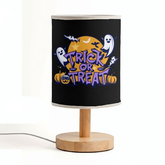 Trick or Treat Design Halloween Fabric Lamps Fabric Lamps Tees