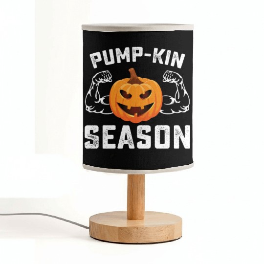 Pump Kin Season Pumpkin Gym Workout Fitness Fabric Lamps