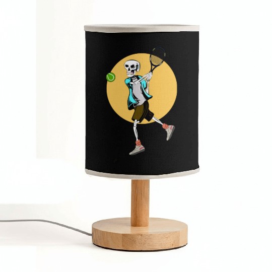 Skeleton Playing Tennis Fabric Lamps