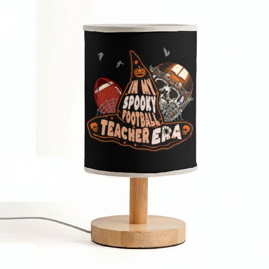 In My Spooky Football Teacher Era Witch Fabric Lamps