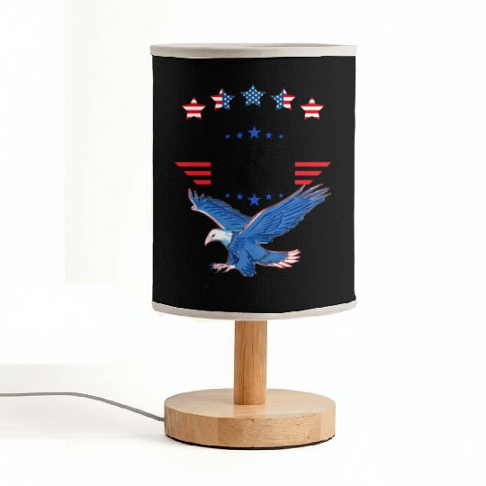 I love America Fabric Lamps